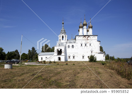 Church of the Resurrection, built in honor of Prokopy Lyapunov. Isadi village. Spassky district, Ryazan region. Russia Church of the Resurrection, built in honor of Prokopy Lyapunov. Isadi village. Spassky district, Ryazan region. Russia 95905852
