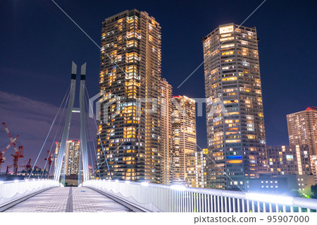 “東京”塔式公寓夜景、筱目 95907000