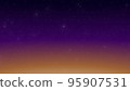 Glittering starry sky Sunrise sky still image 95907531
