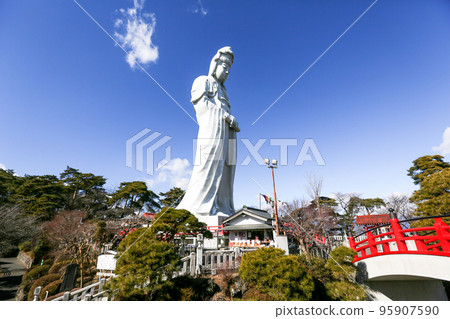 群馬縣高崎市冬季地玄院高崎白井大觀音 群馬縣高崎市冬季地玄院高崎白井大觀音 95907590