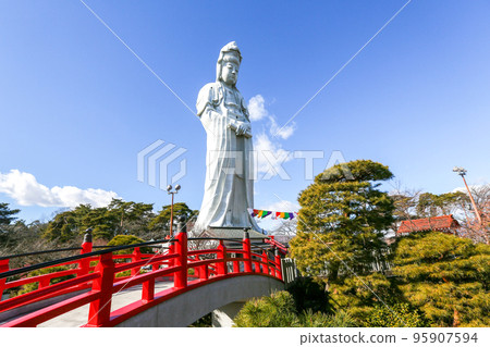 群馬縣高崎市冬季地玄院高崎白井大觀音 95907594