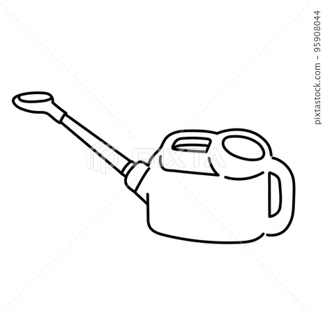 農業工作工具工具插圖黑白單色 95908044