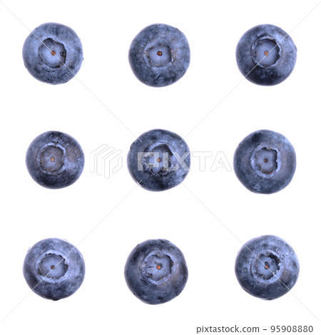 Geometric seamless blueberry pattern. Berries isolated on white. Fresh fruit summer pattern. Geometric seamless blueberry pattern. Berries isolated on white. Fresh fruit summer pattern. 95908880