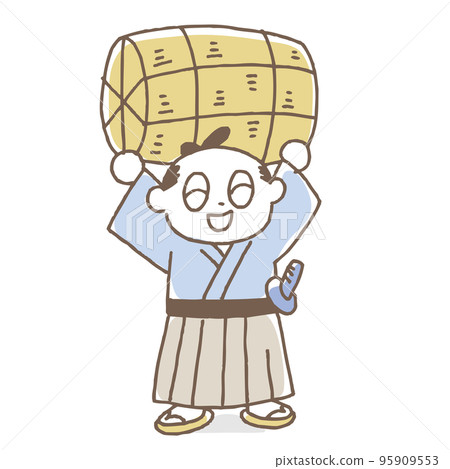 Japanese with bales Japanese with bales 95909553
