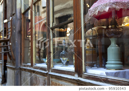 Antique shop in the street Antique shop in the street 95910343