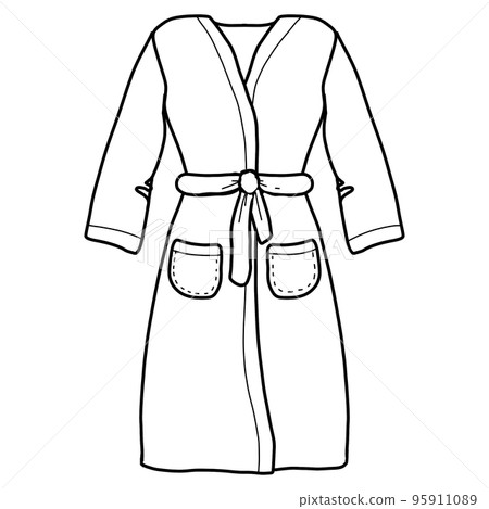 Hand drawn illustration of . Outline or doodle. Line art for logo, packaging, print. 95911089
