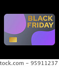 Black Friday Plastic Card Template 95911237