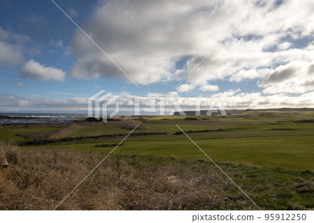 Fields and pastures in the autumn, Iceland Fields and pastures in the autumn, Iceland 95912250