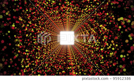 Abstract particles tunnel 95912386