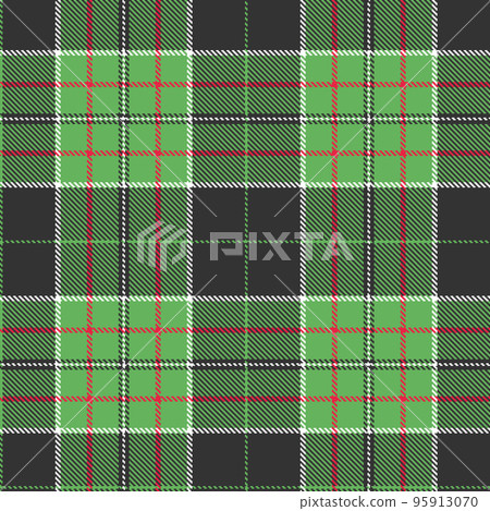 Tartan Cloth Pattern. Checkered plaid vector illustration. Seamless background of Scottish style. For papers, textiles, decorations, prints, and wrappings. Soft green, dark gray, red, and white. Tartan Cloth Pattern. Checkered plaid vector illustration. Seamless background of Scottish style. For papers, textiles, decorations, prints, and wrappings. Soft green, dark gray, red, and white. 95913070