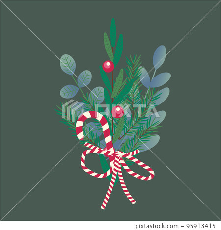Christmas bouquet of branches 95913415