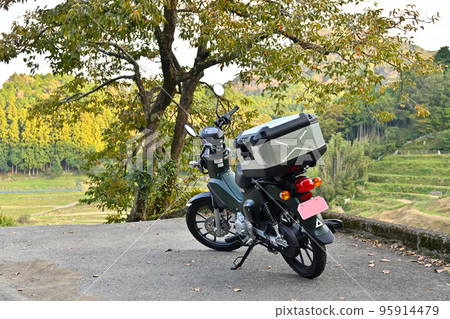 Scenery with a touring bike Scenery with a touring bike 95914479