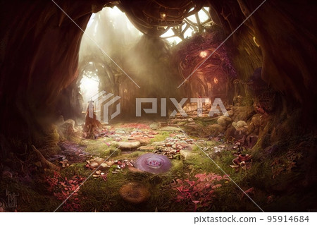 Fantastic cave scenery 95914684