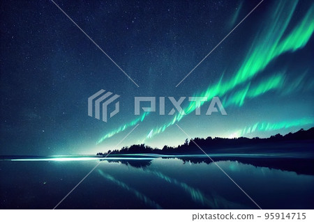 Nordic Aurora in 3D Nordic Aurora in 3D 95914715