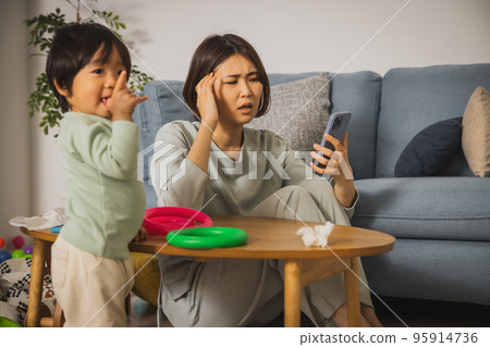 育兒壓力圖片 95914736