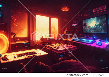 fantasy computer room fantasy computer room 95915260