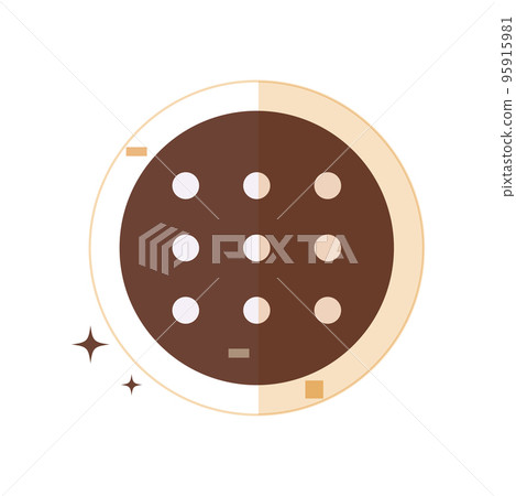 Isolated medieval shield weapon icon Vector 95915981