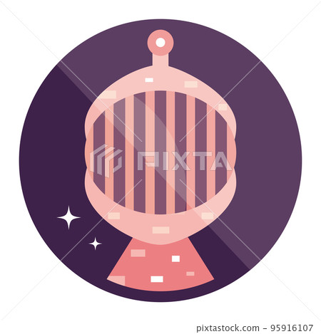 Isolated medieval knight helmet icon Vector 95916107