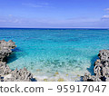 The clear blue sea of the southern island 95917047