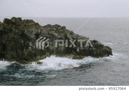 Columnar Joint Rocks on the Jogasaki Coast [Izu Peninsula Geopark] Ito City, Shizuoka Prefecture 95917064