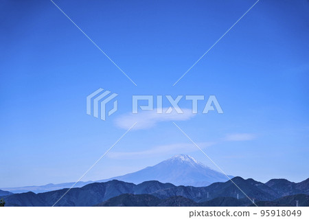 Mt.Fuji seen from Nanohanadai observation deck 95918049