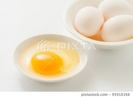 盤子裡的生雞蛋 盤子裡的生雞蛋 95918168