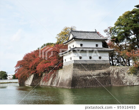 Niigata Prefecture Shibata Castle Autumn Niigata Prefecture Shibata Castle Autumn 95918493