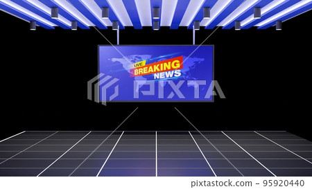 news, studio, tv 95920440