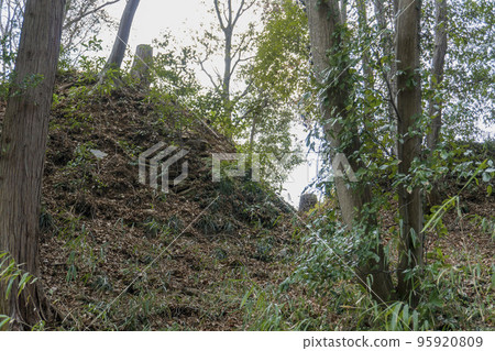 Old masonry of Kokura Castle / Tokigawa Town, Hiki-gun, Saitama Prefecture [Hiki Castle Ruins] 95920809