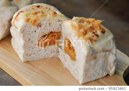 bun or bread with pork stuffed or dried pork bread, dried shredded pork bread bun or bread with pork stuffed or dried pork bread, dried shredded pork bread 95921661