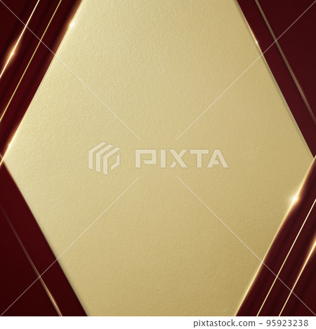 酒紅色背景與金色裝飾 95923238