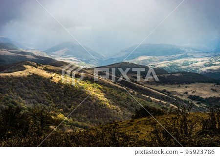 Rural georgian landscape 95923786