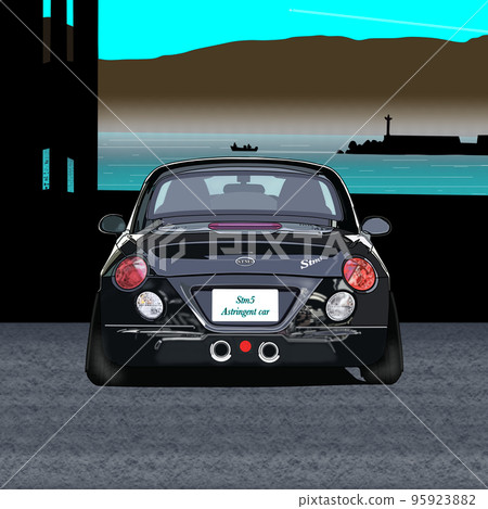 Scenery car car custom car illustration background Scenery car car custom car illustration background 95923882