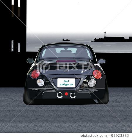 風景汽車汽車定制汽車插畫背景 95923883