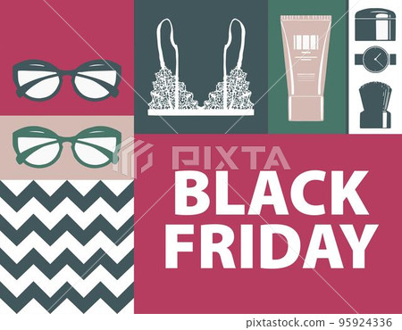 Sale for Black Friday, discounts and offers banner Sale for Black Friday, discounts and offers banner 95924336