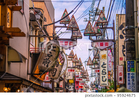 Tokyo cityscape in Japan Looking at the third street etc. connected to Nakano Sun Mall shopping street = October 23 Tokyo cityscape in Japan Looking at the third street etc. connected to Nakano Sun Mall shopping street = October 23 95924675
