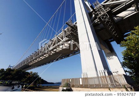 Great Seto Bridge seen from Tatsuchiura Park 95924787