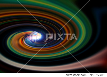 外太空扭曲圖像的背景材料（蟲洞/黑洞圖像） 95925305