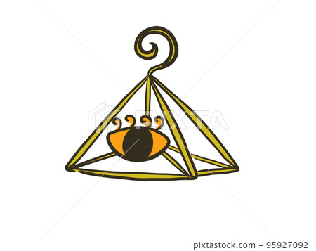 神秘的金字塔內部（帶把手的版本） 95927092