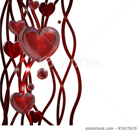 Heart Valentine Background 95927629