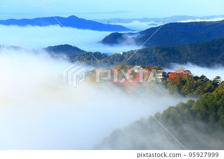 [岡山縣]天空之城，紅葉備中松山城 95927999