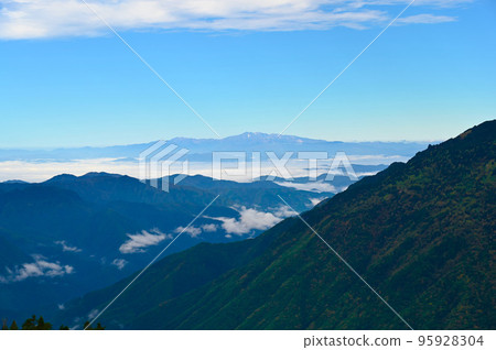 白山山脈西穗高口站展望台 白山山脈西穗高口站展望台 95928304