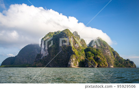 View of Phang Nga bay from the boat, Thailand View of Phang Nga bay from the boat, Thailand 95929506