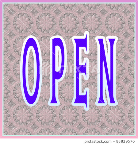 open information board display plate open information board display plate 95929570