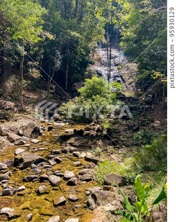 Namtok Lampee waterfall in Phang nga, Thailand 95930129