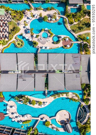 Aerial view of a resort in Khao Lak, Thailand Aerial view of a resort in Khao Lak, Thailand 95930295