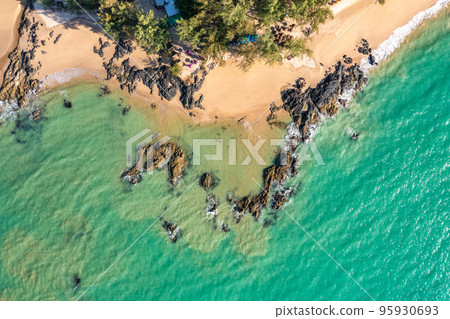 Haad Bang Sak Beach in Khao Lak, Thailand Haad Bang Sak Beach in Khao Lak, Thailand 95930693
