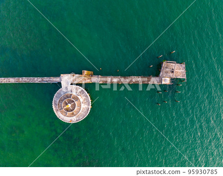 Wat koh Phayam temple on the water in Ranong, Thailand 95930785