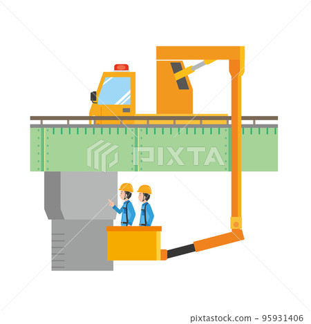 檢查橋樑的工人 95931406