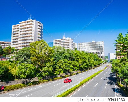 Suburban residential area Tama New Town Suburban residential area Tama New Town 95931680
